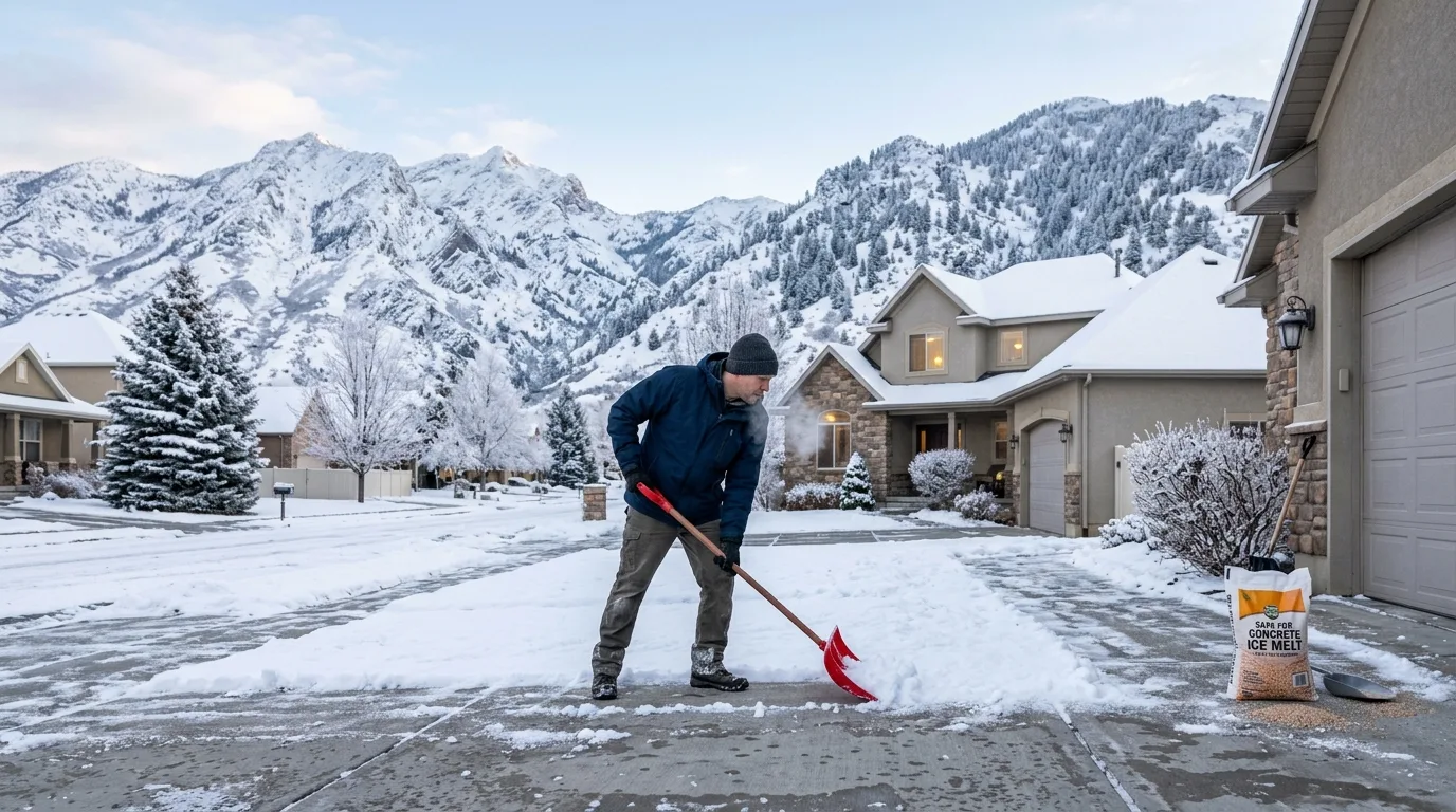 How to Maintain Your Concrete Driveway Through Utah Winters